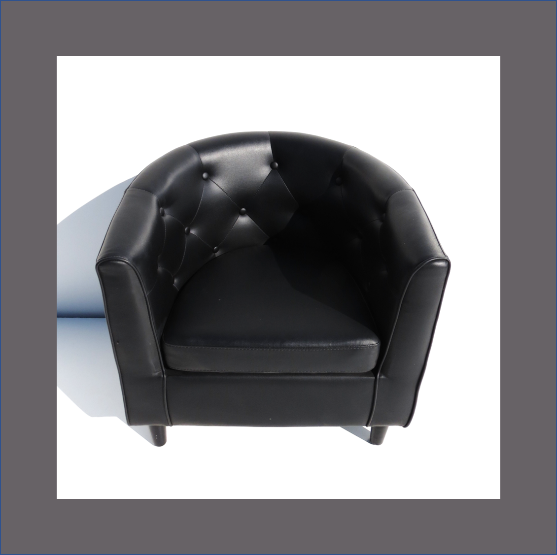 black-tub-chair-deep-buttoned